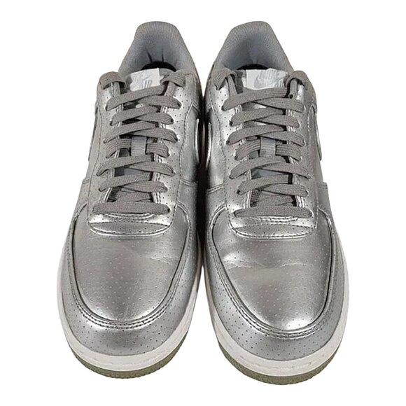 Nike Air Force 1 LV8 Dream Team Metallic Silver Low Sneaker Good Cond - 8.5 - Picture 5 of 11